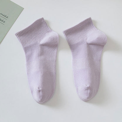 Weiche Baumwoll-Knöchelsocken (7 Paar) - Lila - EU36-42 (US3-8,5) - image 6