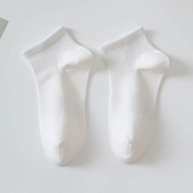 Weiche Baumwoll-Knöchelsocken (7 Paar) - Weiß - EU36-42 (US3-8,5) - image 3