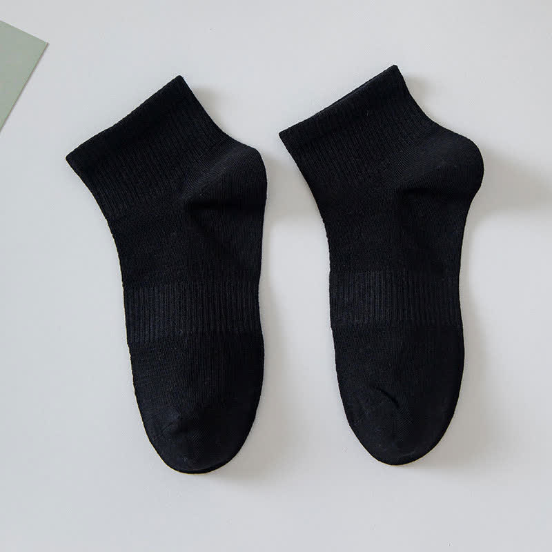 Weiche Baumwoll-Knöchelsocken (7 Paar) - Schwarz - EU36-42 (US3-8,5) - image 7