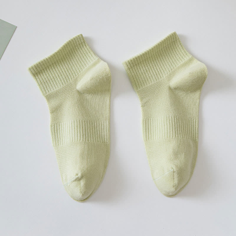 Weiche Baumwoll-Knöchelsocken (7 Paar) - Grün - EU36-42 (US3-8,5) - image 8