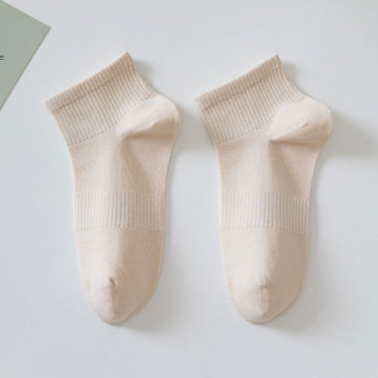 Weiche Baumwoll-Knöchelsocken (7 Paar) - Khaki - EU36-42 (US3-8,5) - image 9