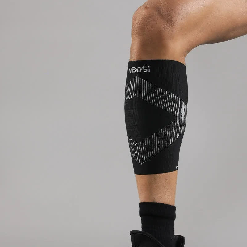 Kompressions-Wadenstulpe aus atmungsaktivem Mesh - Schwarz - XL - image 0