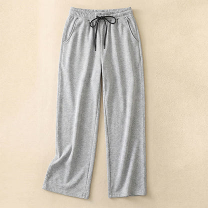 Heather Lounge Pants mit weitem Bein - Light Gray - 5XL - image 1