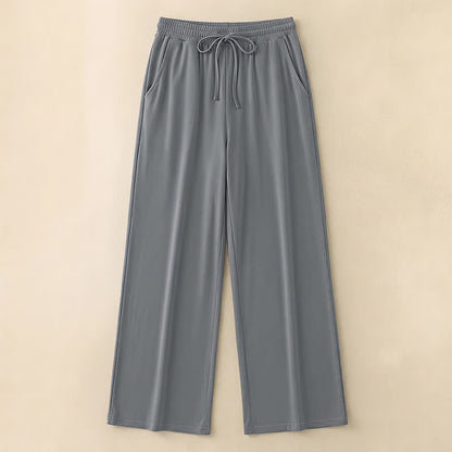 Heather Lounge Pants mit weitem Bein - Dark Grey - 5XL - image 4