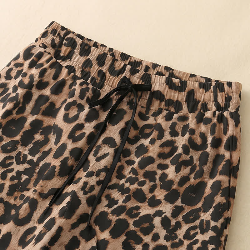Heather Lounge Pants mit weitem Bein - image 22