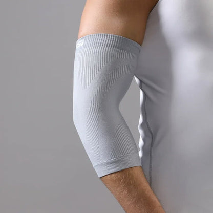 Atmungsaktive Sport-Arm- und Ellbogenstulpen - Grau - XL - image 2