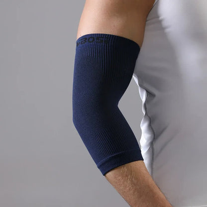 Atmungsaktive Sport-Arm- und Ellbogenstulpen - Marineblau - XL - image 6