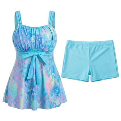 Zweiteiliges Badekleid im Batik-Look - image 6