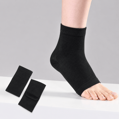 Offene Zehen-Kompressions-Knöchelbandage - Schwarz - XL - image 1