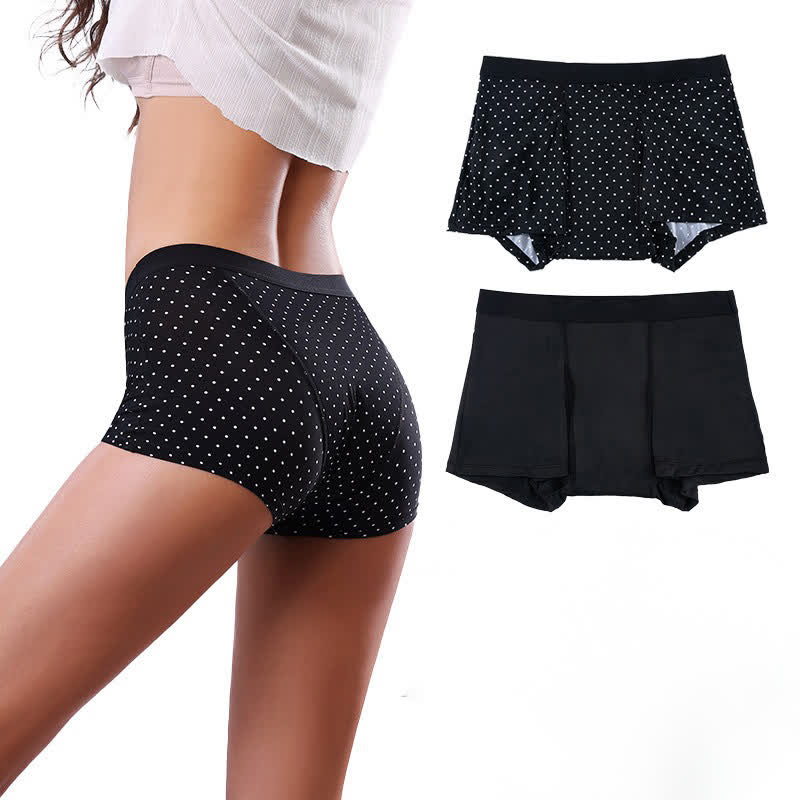 Klassische Boxershorts mit Polka-Dots - image 0