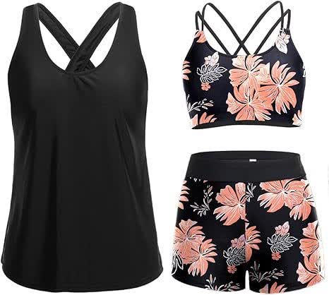Sport Tankini Dreiteiliges Tankini-Set - image 14