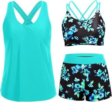 Sport Tankini Dreiteiliges Tankini-Set - image 16