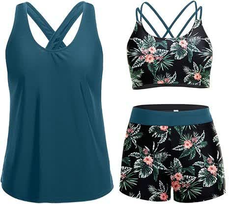 Sport Tankini Dreiteiliges Tankini-Set - image 18