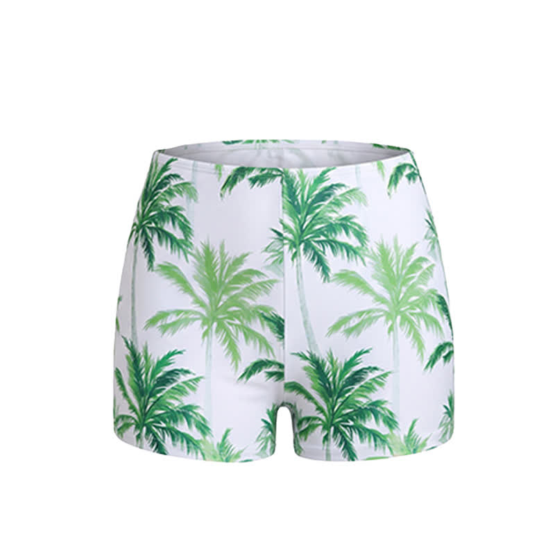 Plus Size Tankini-Set mit Rippstrick, V-Ausschnitt und Kordelzug - image 11