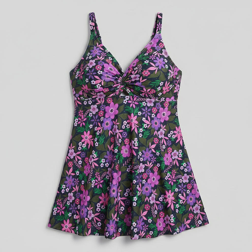 Zweiteiliges Badekleid mit Twist-Detail vorne - image 16