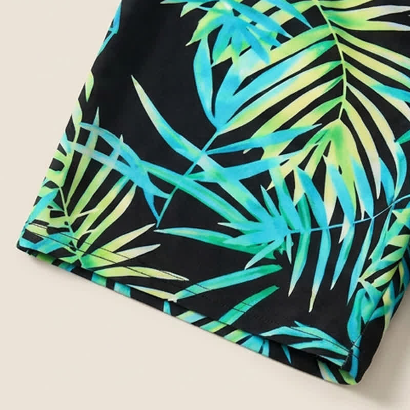 Geripptes Tankini-Set mit herzförmigem Ausschnitt, Twist-Vorderseite und tropischem Print - image 16
