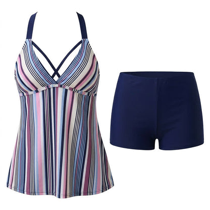 Tankini-Set mit gekreuztem V-Ausschnitt - image 10
