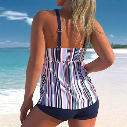 Tankini-Set mit gekreuztem V-Ausschnitt - image 1