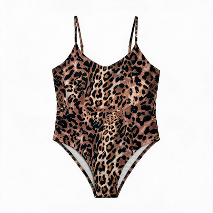 Wild Leopard High Cut Badeanzug - image 2