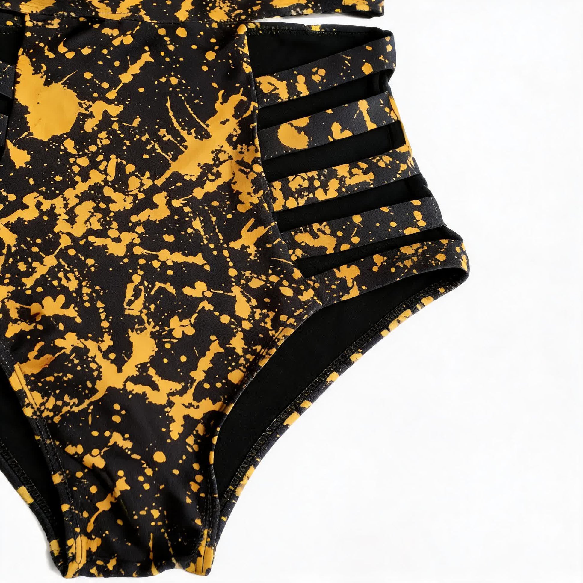Badeanzug mit Cutout-Splash-Print - image 7