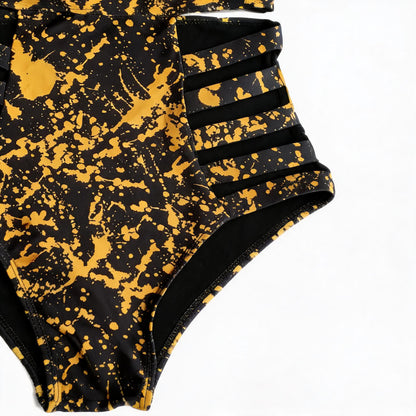 Badeanzug mit Cutout-Splash-Print - image 7