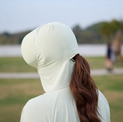 Sonnenschutzjacke mit Kapuze und Reißverschluss - image 8