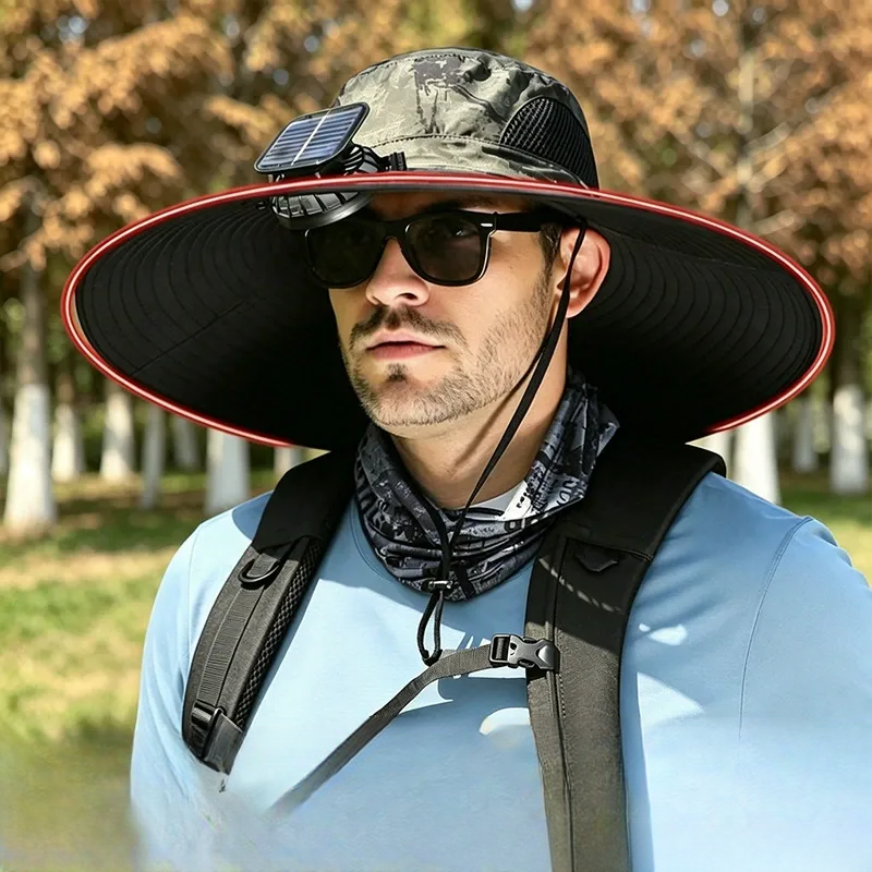Sonnenschutzhut mit breiter Krempe - Armeegrün - Einheitsgröße - 1 Fan - image 7