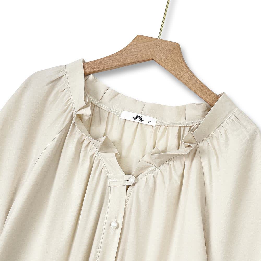 Boho-Bluse mit Spitzeneinsatz und plissierter Midirock (Set) - image 2