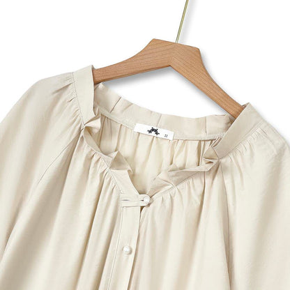 Boho-Bluse mit Spitzeneinsatz und plissierter Midirock (Set) - image 2