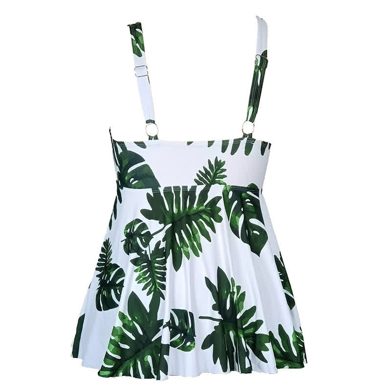 Geblümtes Badekleid mit Rock - image 24