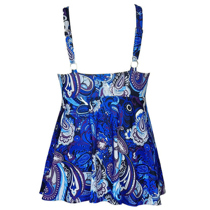Plus Size bedrucktes Badekleid mit Ringträgern - image 17