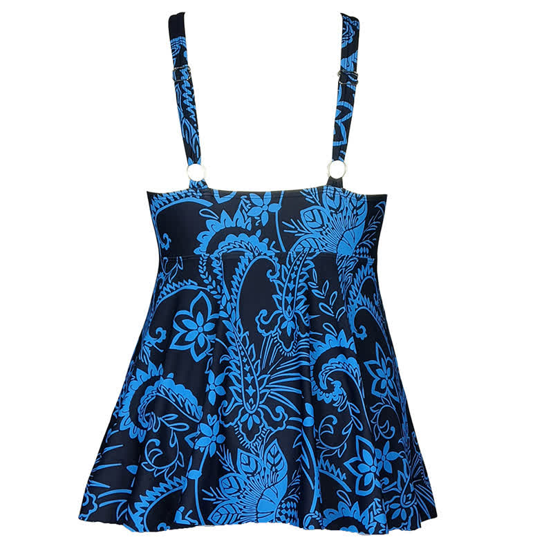 Plus Size bedrucktes Badekleid mit Ringträgern - image 21