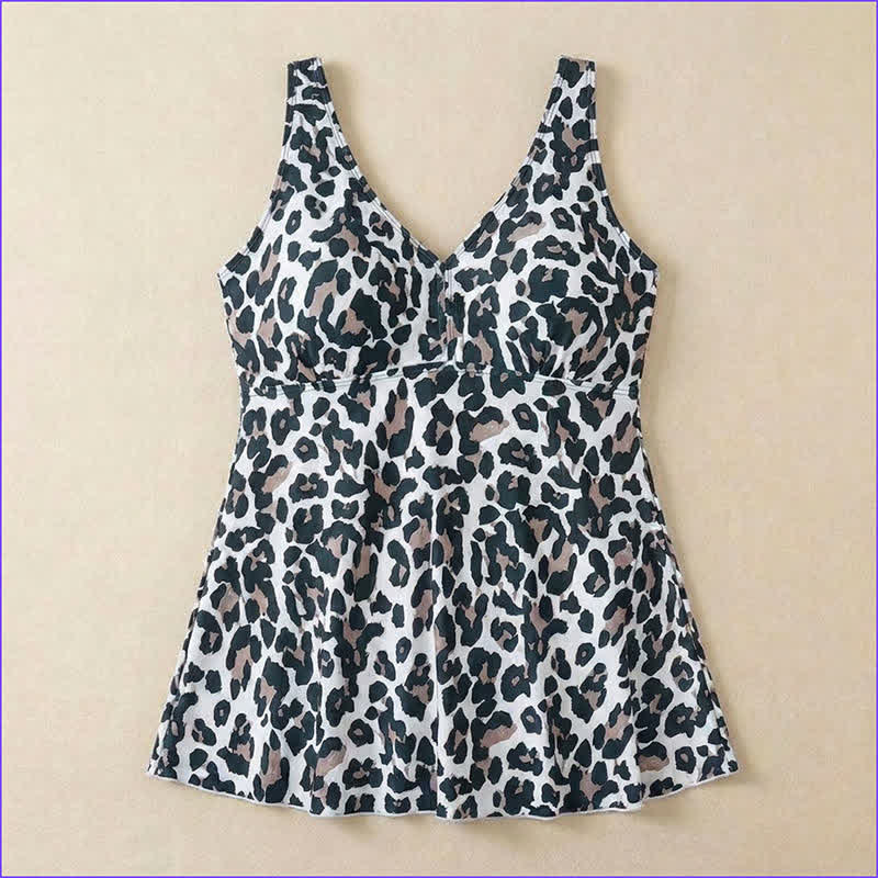 Plus Size bedrucktes Badekleid mit Ringträgern - image 15