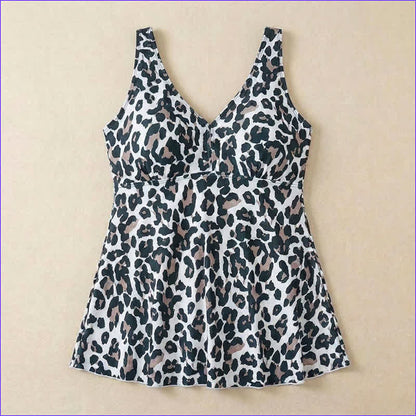 Plus Size bedrucktes Badekleid mit Ringträgern - image 15