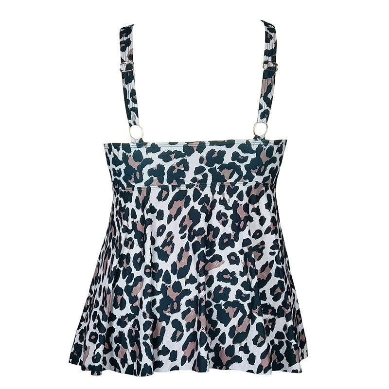 Plus Size bedrucktes Badekleid mit Ringträgern - image 14