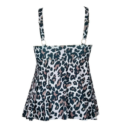 Plus Size bedrucktes Badekleid mit Ringträgern - image 14