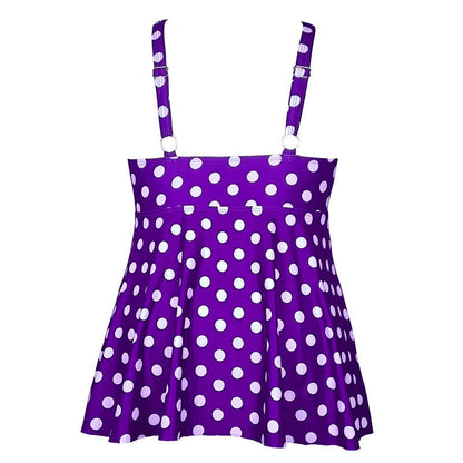 Badekleid mit Blumen- und Polka-Dot-Muster und V-Ausschnitt - image 10