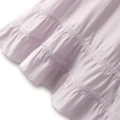 Plus Size Lavendel Quasten-Bluse im Boho-Stil - image 4
