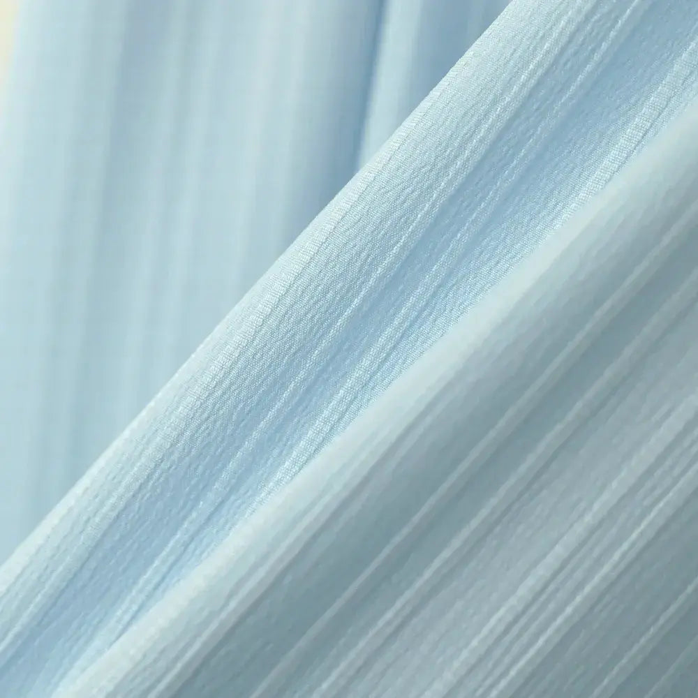 Plus Size Kleid in Blau mit Kontrastkragen, Schleife und Rüschensaum - image 6