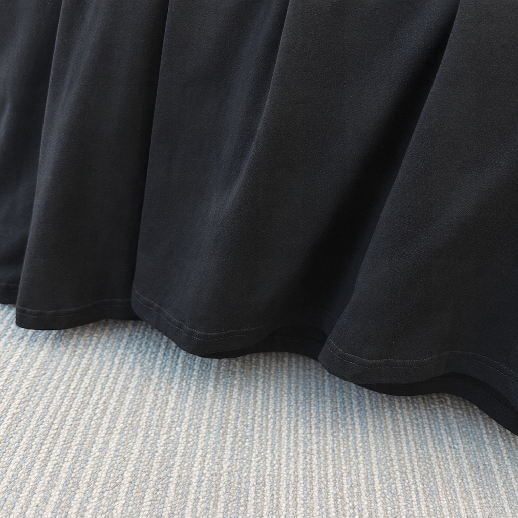Midikleid aus Baumwollmischgewebe mit Matrosenkragen in Übergröße - image 4