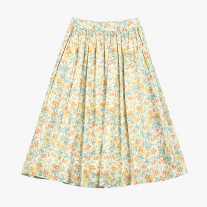 Plus Size Peter Pan Kragen Blumenrock-Set - Midi-Rock - 6XL - image 6