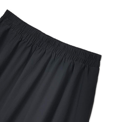 Set aus einfarbigem, locker sitzendem Oberteil und Rock aus Baumwollleinen in Übergröße mit Taschen - image 12