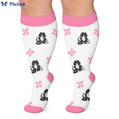 Kitty Bloom Kompressionsstrümpfe in Übergröße - image 5