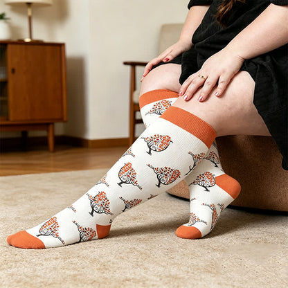 Penguin Kompressionsstrümpfe in Übergröße - Orange (1 Paar) - 4XL - image 3