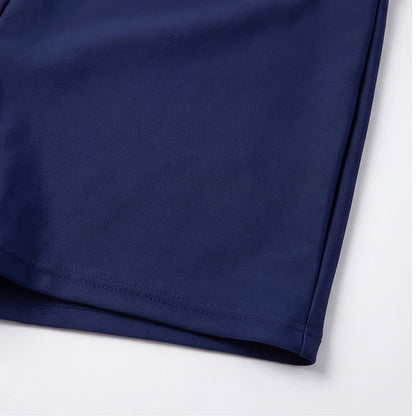 Hochgeschnittene, schmal geschnittene Boyshort-Badeshorts - image 7