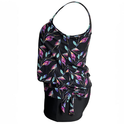 Tankini-Set mit tropischem Blattmotiv - image 8