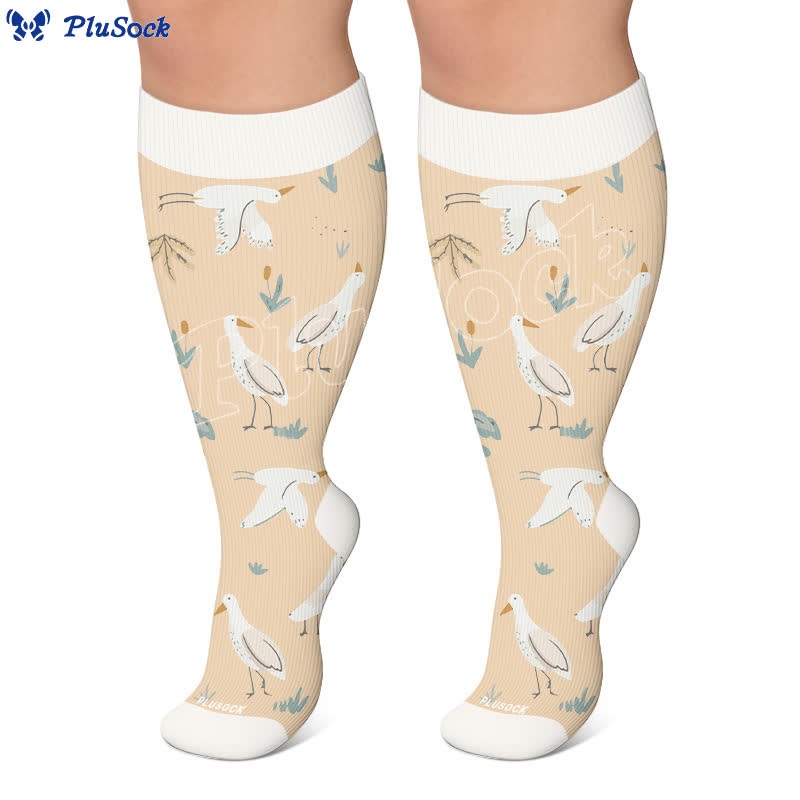 Kompressionsstrümpfe von Swan Cat in Übergröße - image 7