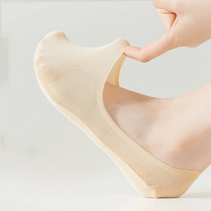 Kühlende, weiche, unsichtbare Socken aus Eisseide (6 Paar) - image 4