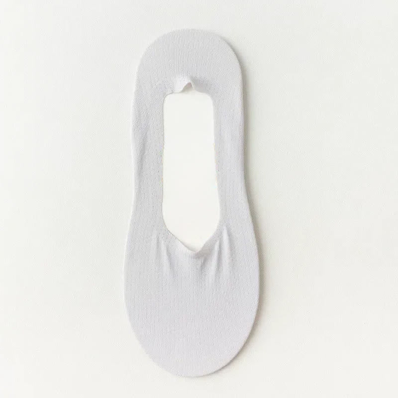 Kühlende, weiche, unsichtbare Socken aus Eisseide (6 Paar) - Hellgrau - EU39-45 (US6-11) - image 9
