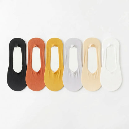 Kühlende, weiche, unsichtbare Socken aus Eisseide (6 Paar) - Mehrfarbig - EU39-45 (US6-11) - image 14